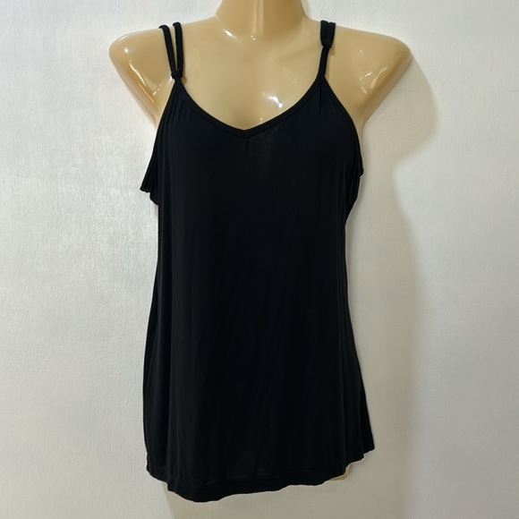 SOFT SURROUNDING LACE CROCHET TOP BLOUSE WOMEN SIZE S BLACK TWO PIECES - Picture 2 of 11